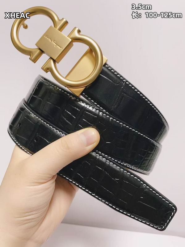 Ferragamo belt 35mmX100-125cm 8L180